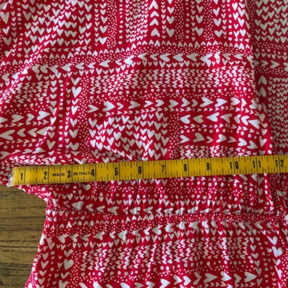 Victoria's Secret “Hearts for My Sweet Heart” Red & White Short Kimono Robe O/S - Picture 7 of 16